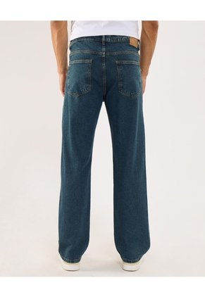 Jean Para Hombre Straight Color Azul Marca Ostu #60160443
