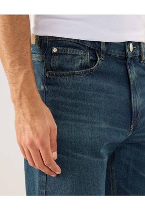 Jean Para Hombre Straight Color Azul Marca Ostu #60160443