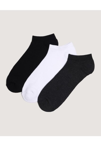 Medias X3 Para Hombre Invisible Color Negro Marca Ostu #60980358