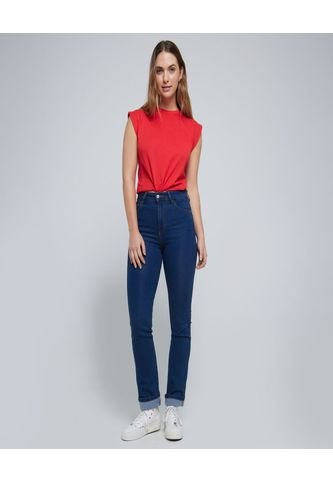 Jean Para Mujer Regular Color Azul  Marca Ostu #40160446 Ostu