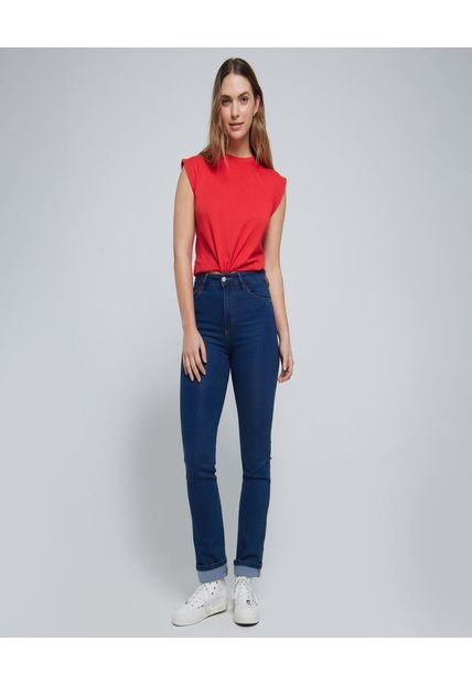 Jean Para Mujer Regular Color Azul  Marca Ostu #40160446