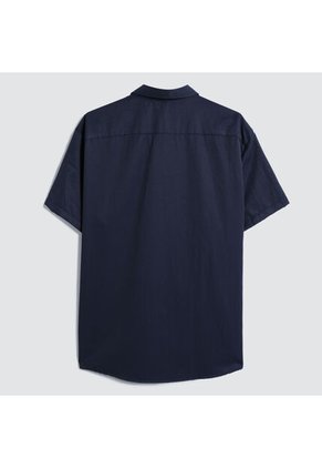 Camisa Para Hombre Manga Corta Con Bolsillo Color Azul  Marca Ostu #60010628