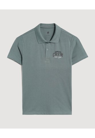 Polo Crew Screen  Infantil Niño Verde Ostu Ostu
