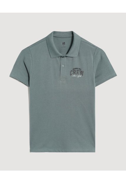 Polo Crew Screen  Infantil Niño Verde Ostu