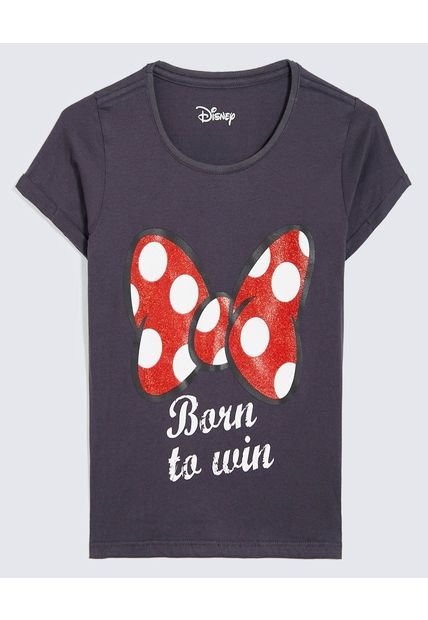 Camiseta Infantil Niña Manga Corta Cuello Redondo Color Gris Marca Ostu #90090314