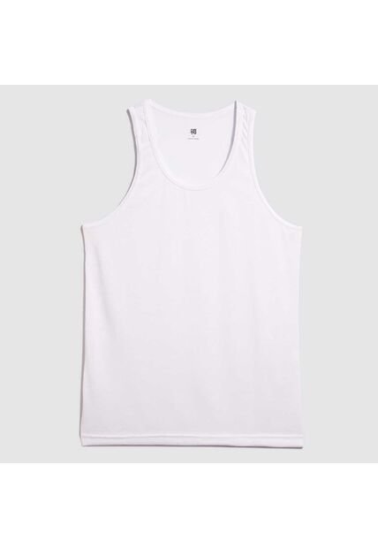 Camiseta Interior Para Hombre Manga Sisa Color Blanco Marca Ostu #60020011