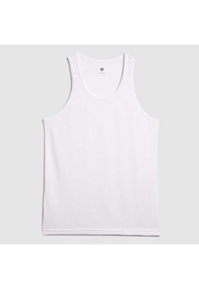 Camiseta Interior Para Hombre Manga Sisa Color Blanco Marca Ostu #60020011