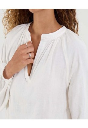 Blusa Para Mujer Manga Larga Color Crudo Marca Ostu #40121173