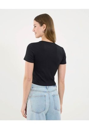 Crop Top Para Mujer Crop Top Color Negro Marca Ostu #40092332