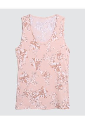 Top Para Mujer Cuello Redondo Color Rosado Marca Ostu #40220247