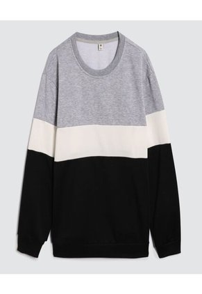 Buzo Para Hombre Cuello Redondo Color Gris  Marca Ostu #60060383