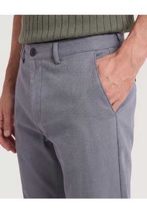 Pantalón Formal Essential  Para Hombre Gris Ostu