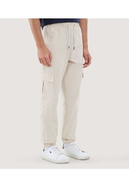 Pantalón Para Hombre Jogger Color Beige Marca Ostu #60070452