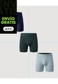 Pack X3 Boxer Medio  Para Hombre Negro Ostu de Ostu