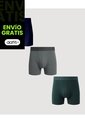 Pack X3 Boxer Medio Daily X3 Para Hombre Negro Ostu de Ostu