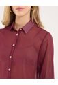 Camisa Para Mujer Manga Larga Color Uva Marca Ostu #40010354 de Ostu