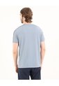 Camiseta  Para Hombre Manga Corta Cuello Redondo Color Gris Marca Ostu #60091692 de Ostu