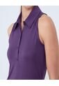 Polo Para Mujer Manga Sisa Color Morado Marca Ostu #40110167 de Ostu