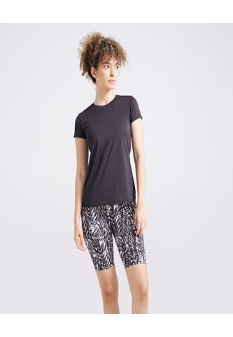 Camiseta Para Mujer Manga Corta Cuello Redondo Color Negro Marca Ostu #40091735 Ostu