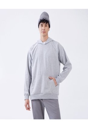 Buzo Para Hombre Hoodie Color Gris Marca Ostu #60060289