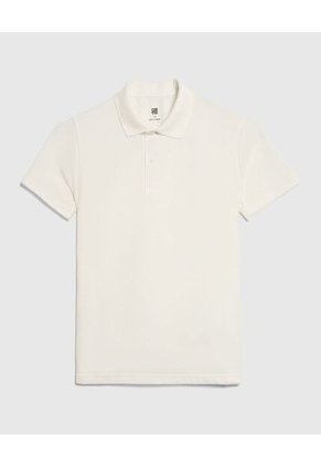 Polo Infantil Niño Manga Corta Color Crema Marca Ostu #80110106