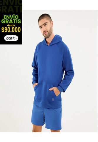 Buzo Para Hombre Hoodie Color Azul Marca Ostu #60060525 Ostu