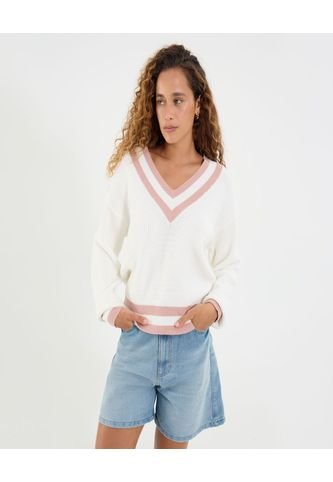 Saco Para Mujer Cuello V Color Rosado Marca Ostu #40330092 Ostu