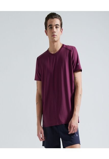 Camiseta Para Hombre Manga Corta Color Vino Marca Ostu #60091060