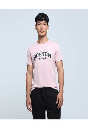 Camiseta Para Hombre Manga Corta Color Paloderosa Marca Ostu #60091330