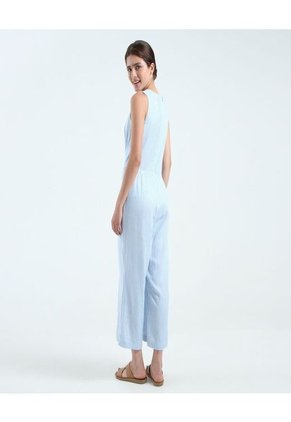 Enterizo Para Mujer Manga Sisa Color Azul  Marca Ostu #40320082