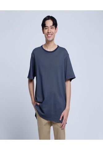 Camiseta Para Hombre Manga Corta Color Azul  Marca Ostu #60091192 Ostu