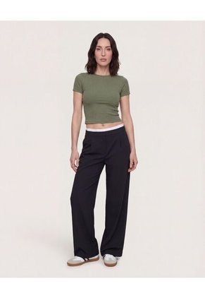 Pantalón Para Mujer Moda Color Negro Marca Ostu #40070889