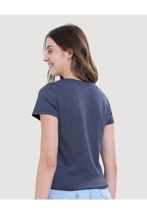 Camiseta Para Mujer Manga Corta Color Negro Marca Ostu #40092218