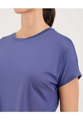 Camiseta Para Mujer Manga Sisa Cuello Redondo Color Azul Marca Ostu #40092548