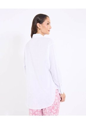 Camisa  Para Mujer Manga Larga Color Blanco Marca Ostu #40010361