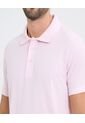 Polo Para Hombre Cuello Tejido Sin Bolsillo Color Rosa Marca Ostu #60110741 de Ostu