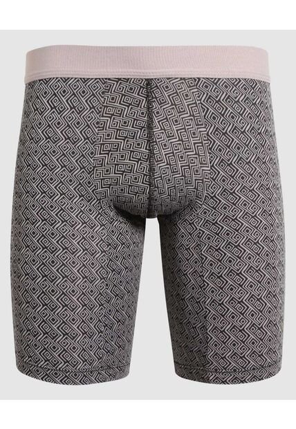 Boxer Para Hombre Filete Medio Microfibra Color Gris  Marca Ostu #60000454