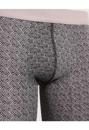 Boxer Para Hombre Filete Medio Microfibra Color Gris  Marca Ostu #60000454