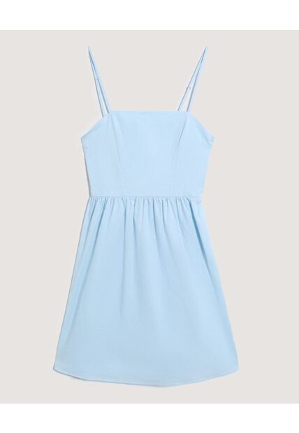 Vestido  Para Mujer M/Sisa Medio Color Celeste Marca Ostu #40170364