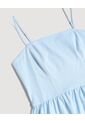 Vestido  Para Mujer M/Sisa Medio Color Celeste Marca Ostu #40170364 de Ostu