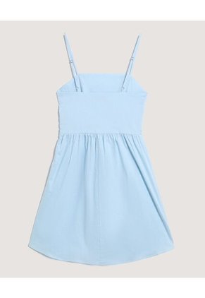 Vestido Para Mujer M/Sisa Medio Color Celeste Marca Ostu #40170364