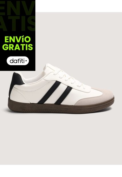 Tenis Para Hombre Casual Color Blanco Marca Ostu #60720124