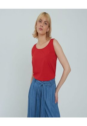 Blusa Para Mujer Manga Sisa Color Rojo Marca Ostu #40120853