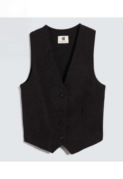 Chaleco Para Mujer  Color Negro Marca Ostu #40250015
