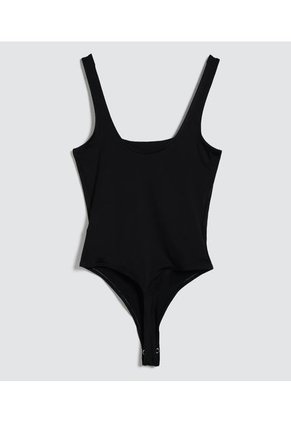 Body Para Mujer Manga Sisa Color Negro Marca Ostu #40200108