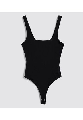 Body Para Mujer Manga Sisa Color Negro Marca Ostu #40200108