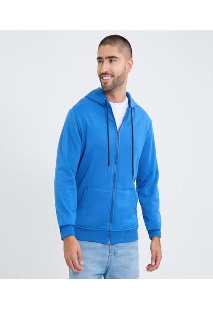 Buzo Para Hombre Zipper Color Azul Marca Ostu #60060384
