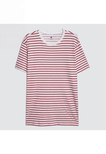 Camiseta Para Hombre Manga Corta Color Rojo Marca Ostu #60091197