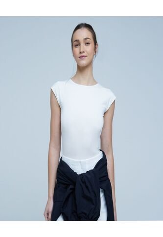 Body Para Mujer Manga Corta Color Blanco Marca Ostu #40200105 Ostu