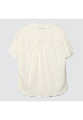 Blusa Para Mujer Manga Corta Color Gris  Marca Ostu #40120778